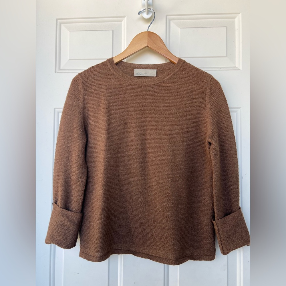 AIAYU llama wool sweater size XS